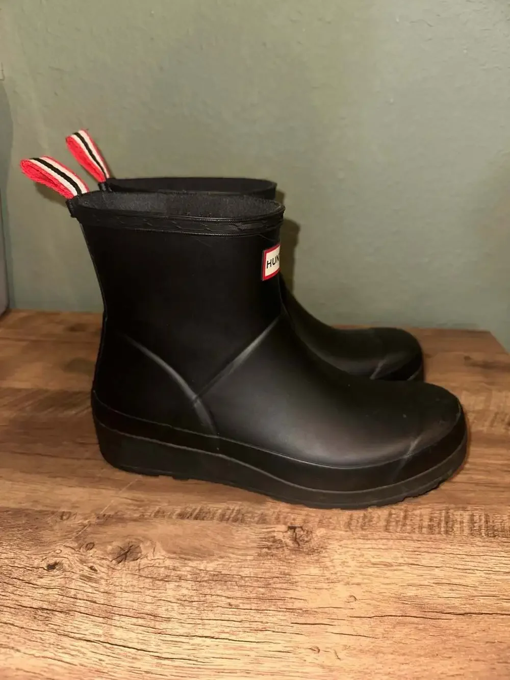 Hunter Original Play Short Rain Boots in Black